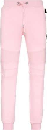 Philipp Plein Trainingsbroeken Skull - Heren - Sweatpants - Roze - 3XL - Katoen - Broeken