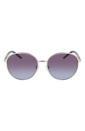 Longchamp 53mm Gradient Round Sunglasses in Gold at Nordstrom Rack