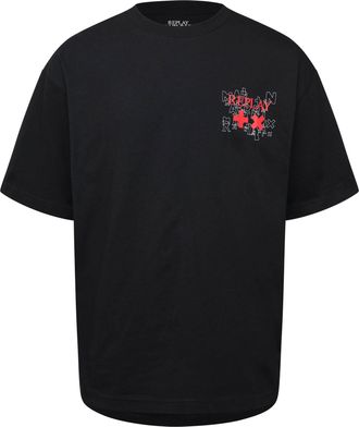 Replay Mens Replay x Martin Garrix T-Shirt in Black