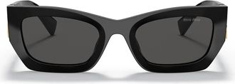 Miu Miu Sunglasses Mu09 Ws 1 Ab5 S0 Black/Dark Gray Women