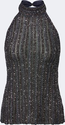 Missoni Top a righe con paillettes