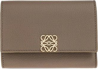 Loewe Anagram leather wallet - Neutrals