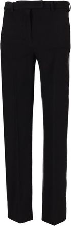 Max Mara Black Slim Flat Front Pants