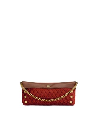 Hammitt Hammitt Invitation Clutch Monarch Velvet Antique Gold