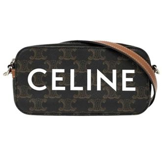 Celine Pre-owned Cross Body Bags, female, Brown, Size: ONE SIZE Pre-owned Vintage Shoulder Bag
