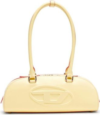 Diesel 1DR 2.0 Dome East/West Leather Shoulder Bag in Yellow at Nordstrom