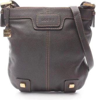 Loewe Pre-owned Cross Body Bags, female, Brown, Size: ONE SIZE Pre-owned Cross Body Bag