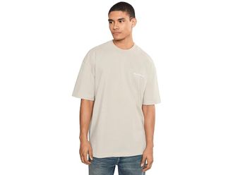 AllSaints Dreamer Short Sleeve Crew Mens T Shirt Powdered Green : XL, Cotton