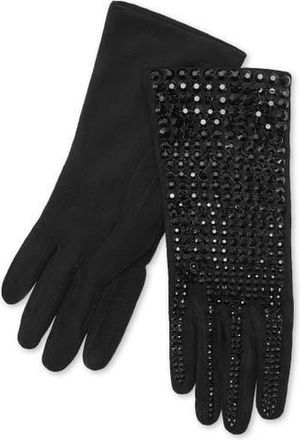 Philipp Plein Mid-Gloves Women in Black/black at Nordstrom, Size 10