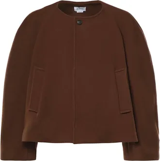 Hed Mayner Square-Cut Coat Without A Collar
