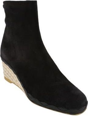 Ferragamo Canaria Suede Espadrille Wedge Boot in Black at Nordstrom Rack, Size 6.5