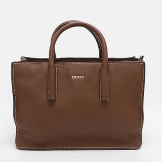 DKNY Dkny Bryant Park Brown Leather Tote