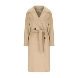 Max Mara Abrigo Resina - Coats - Mujer - Beige - 2XS