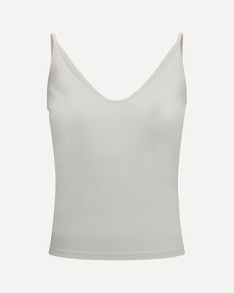 Tom Ford Micro-rib silk jersey Tank Top Female 36
