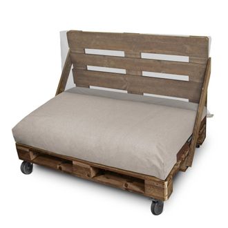 Happers Cojines Para Palets De Exterior Piedra Descatalogado Naylim Mate Asiento 120x80x20 Piedra