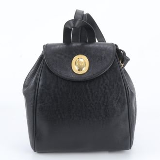 Dior Black Leather Backpack (Pre-Owned)