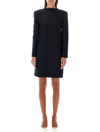Valentino Garavani Open Back Bow Mini Dress