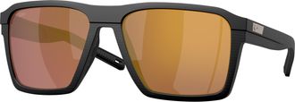 Costa Antille Gold Mirror Polarized Glass Square Mens Sunglasses 6S9083 908306 58