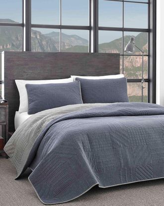 Eddie Bauer Hidden Lake Chambray Quilt Set