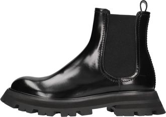Alexander McQueen Wander Chelsea Boot - Dames - Chelseaboots - Zwart - 40 EU - Leer - Schoenen