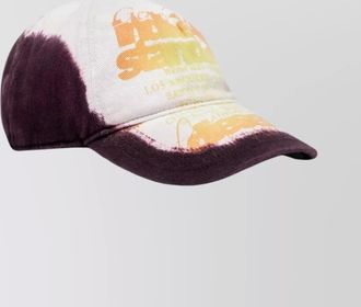 Diesel chris tie-dye curved brim round crown