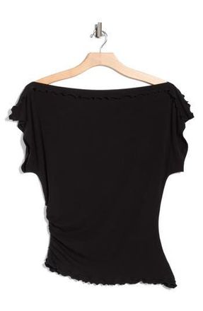 Free People Riley Knit Top in Black at Nordstrom Rack, Size Small