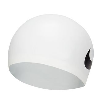 Nike Unisex Swim Silicone Cap in White | NESS8163-100