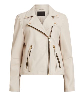 AllSaints AllSaints Leather Dalby Biker Jacket Size XS