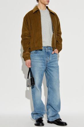 Ami T-shirt With Logo, Mens, Grey