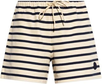 Moncler Striped Drawstring Shorts
