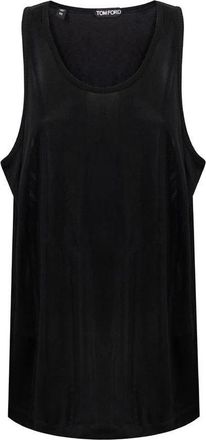 Tom Ford Dames, Tops, Zwart, Maat: 3XL Viscose