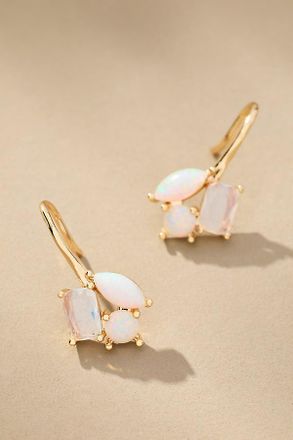 Anthropologie Cluster Crystal Earrings