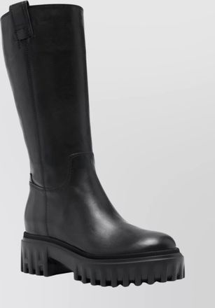 Hogan leather chunky-sole mid-calf boots