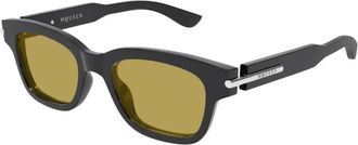 Alexander McQueen Am 0497S 003 Zonnebril - unisex - Zonnebrillen - Grijs - 51 MM - Accessoires
