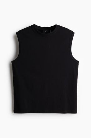 H&M Coolmax Regular Fit Vest Top in Black at Nordstrom, Size Xx-Large