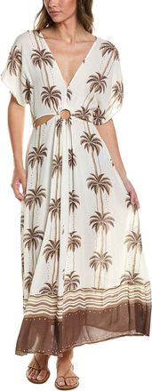 Surf Gypsy Printed O-Ring Maxi Dress