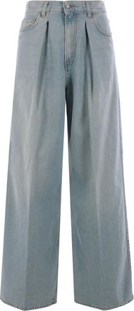 Haikure Jeans a gamba ampia - Blu