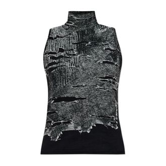 Diesel Sleeveless Tops, female, Black, Size: XS Sleeveless Top