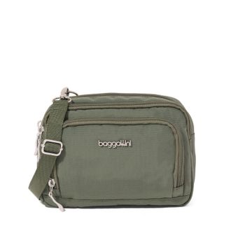 Baggallini Triple Zip Small Convertible Crossbody Bag