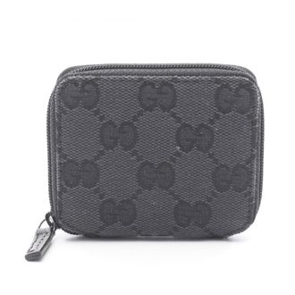 Gucci Black Canvas Coin Purse/Coin Case (Pre-Owned)