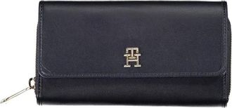 Tommy Hilfiger Accessoires, Dames, Blauw, ONE Size, Damesportemonnee met Muntvak