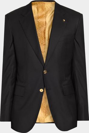 Stefano Ricci Men & apos;s Two-Button Wool Blazer