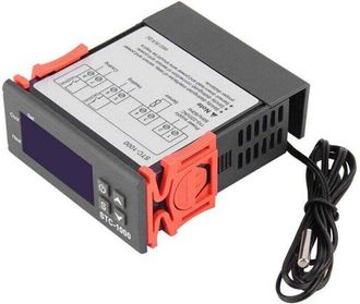 OEM Termostato Digitale Stc-1000 Per Riscaldamento E Raffreddamento, Con Sensore, In Gradi Celsius, Modello: 1110/220 V-crezuo