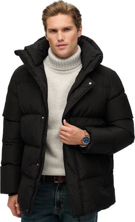 Superdry Winterjas Superdry Puffer Zwart gewatteerd