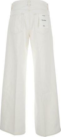 Frame Denim Womens Jeans The Stroll White Denim Cotton