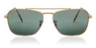 Ray-Ban RB3636 New Caravan Polarized 9196G6 Mens Sunglasses Gold Size 58