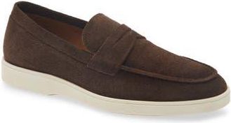 To Boot New York Edric Penny Loafer in Suede Tmoro at Nordstrom Rack, Size 10.5