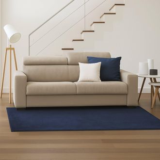 Talamo Italia Talamo Italia - Sofa Cama Aiko, Sof&aacute; De 3 Plazas, 100% Made In Italy, Sof&aacute; De Sal&oacute;n Con Apertura Giratoria, Con Reposacabezas Ajustable Y Reposabrazos