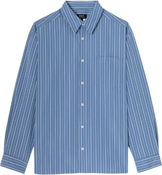 A.P.C. A.p.c., Uomo, Magliette, Blu, L, new