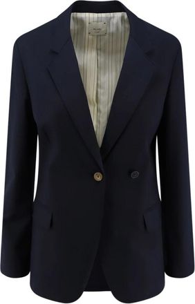 Alysi Blazer van scheerwolmix - Dames - Blazers - Zwart - S - Wol - Jassen